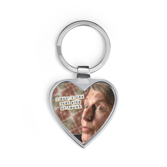 Livia Soprano Heart Keychain