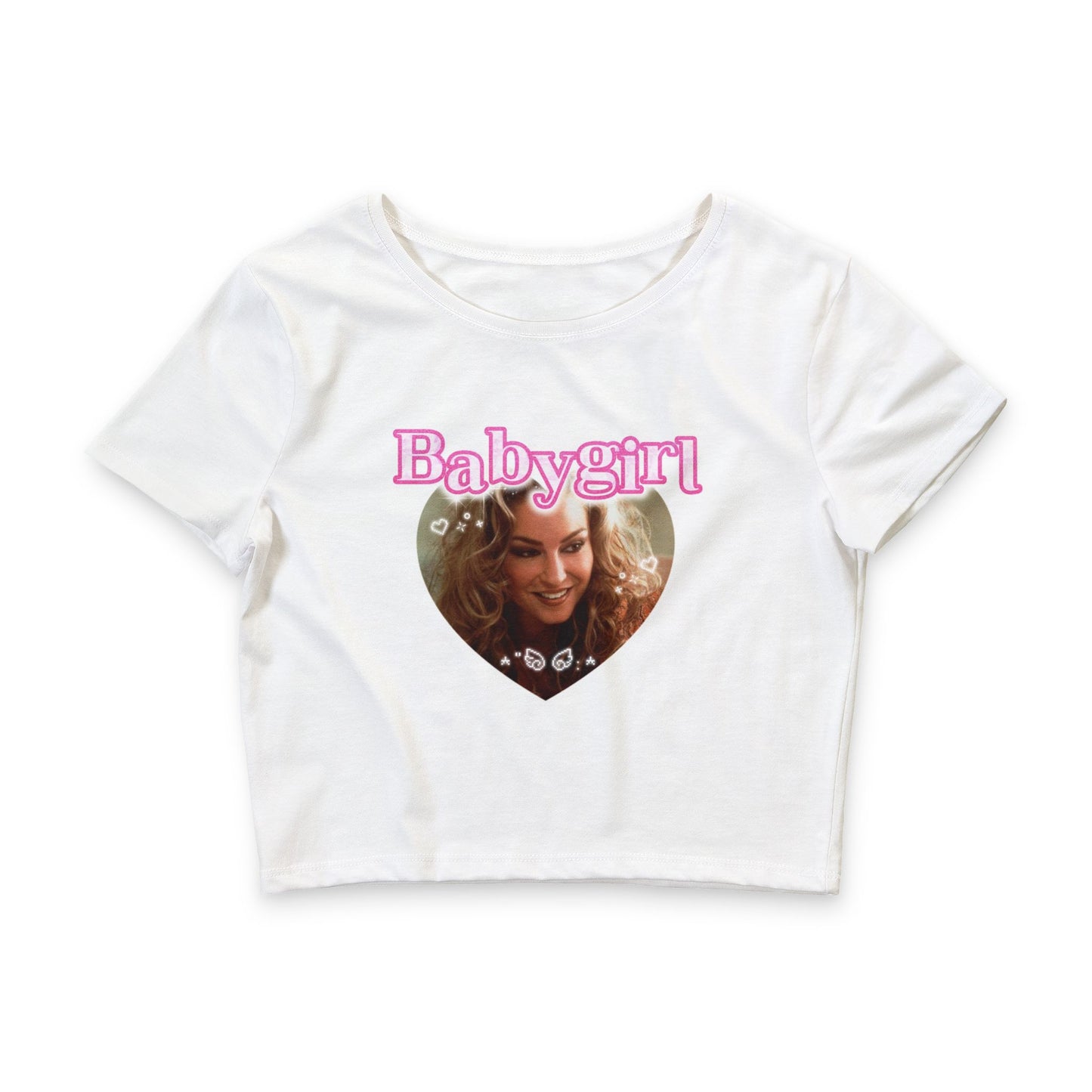 Adriana La Cerva “Babygirl” crop top